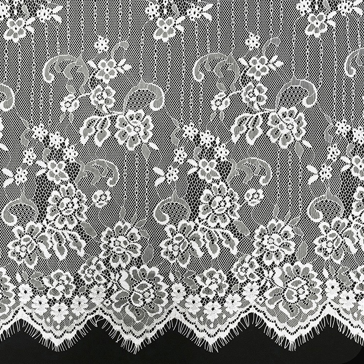 Lace Fabric Dress Eyelash Polyester for Women's Wear Wholesale Supplie 19